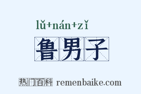 鲁男子是什么意思的图片